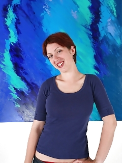 Scarlet Grandmothers Showing Their Hairy Pussy